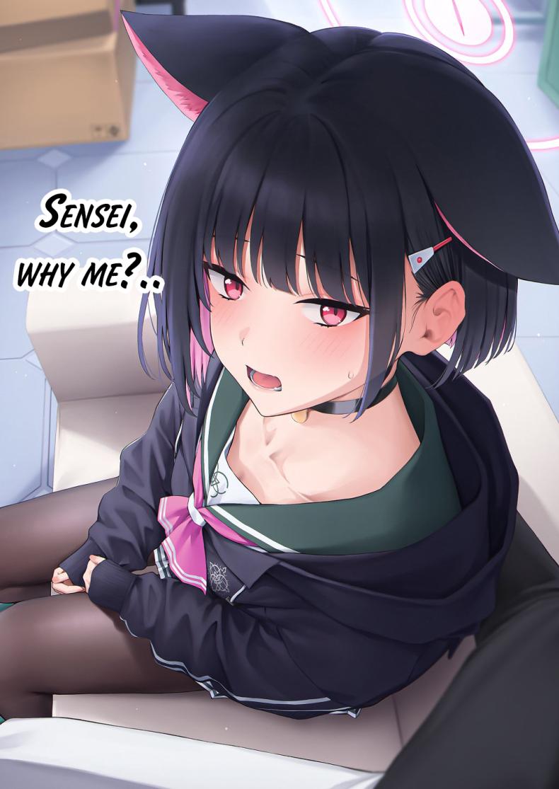 ทำไมต้องเป็นฉันด้วยล่ะคะ (C103) [Titano-makhia (Mikaduchi)] Sensei, Doushite Watashi nano  Sensei, why me (Blue Archive)