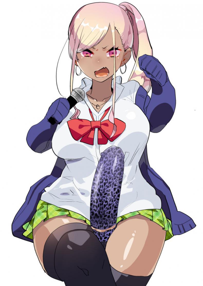 ที่ระบายอารมณ์ [Aimaitei (Aimaitei Umami)] Kigen no Warui Kuro Gal Futanari Kanojo ni Karaoke ni Yobidasareta Kekka...