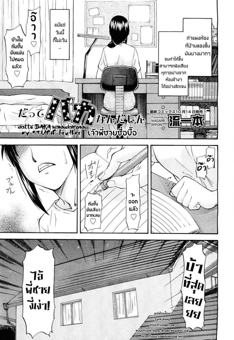 เจ้าพี่ชายซื่อบื้อ [Nagare Ippon] Datte Baka Nandamon | My Stupid Brother (COMIC Aun 2011-10)