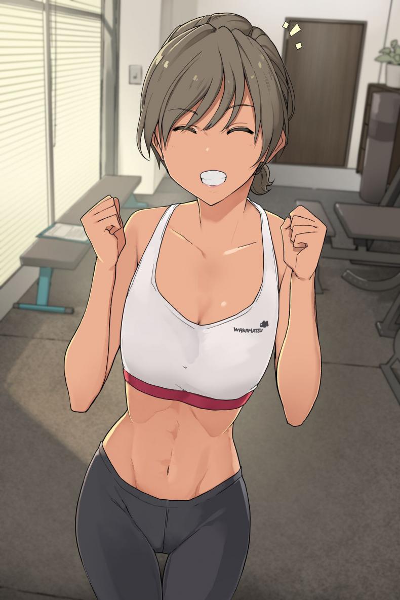 เทรนเนอร์ส่วนตัว [Wakamatsu] Ikken Yasashisou na Personal Gym no Trainer-san ni Karada o Ijimenukareru Hanashi  A Seemingly Gentle Personal Trainer Gives My Body a Rough Workout